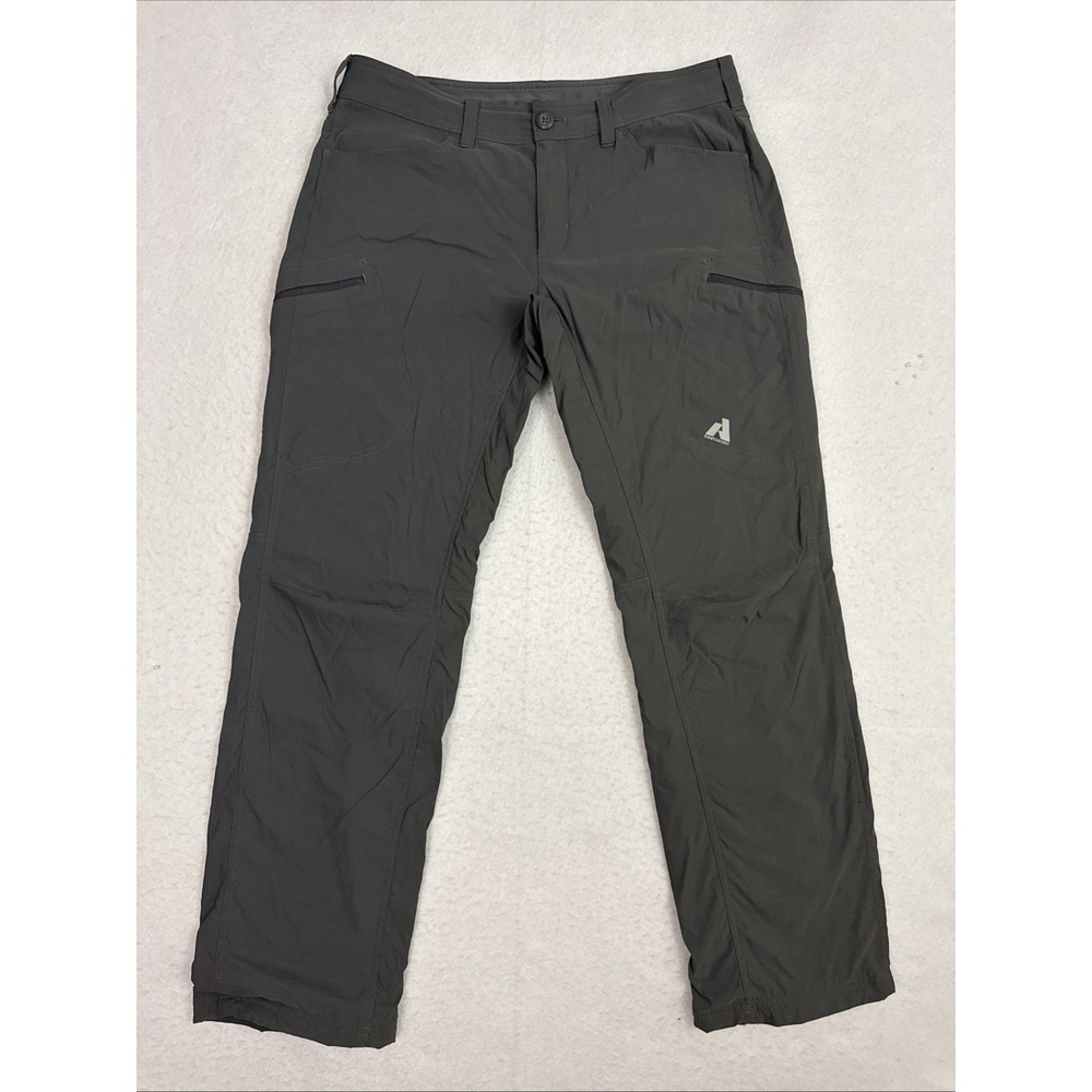 Eddie Bauer First Ascent Guide Pro Cargo Pants Men's 36x34 Gray Fleece Lined